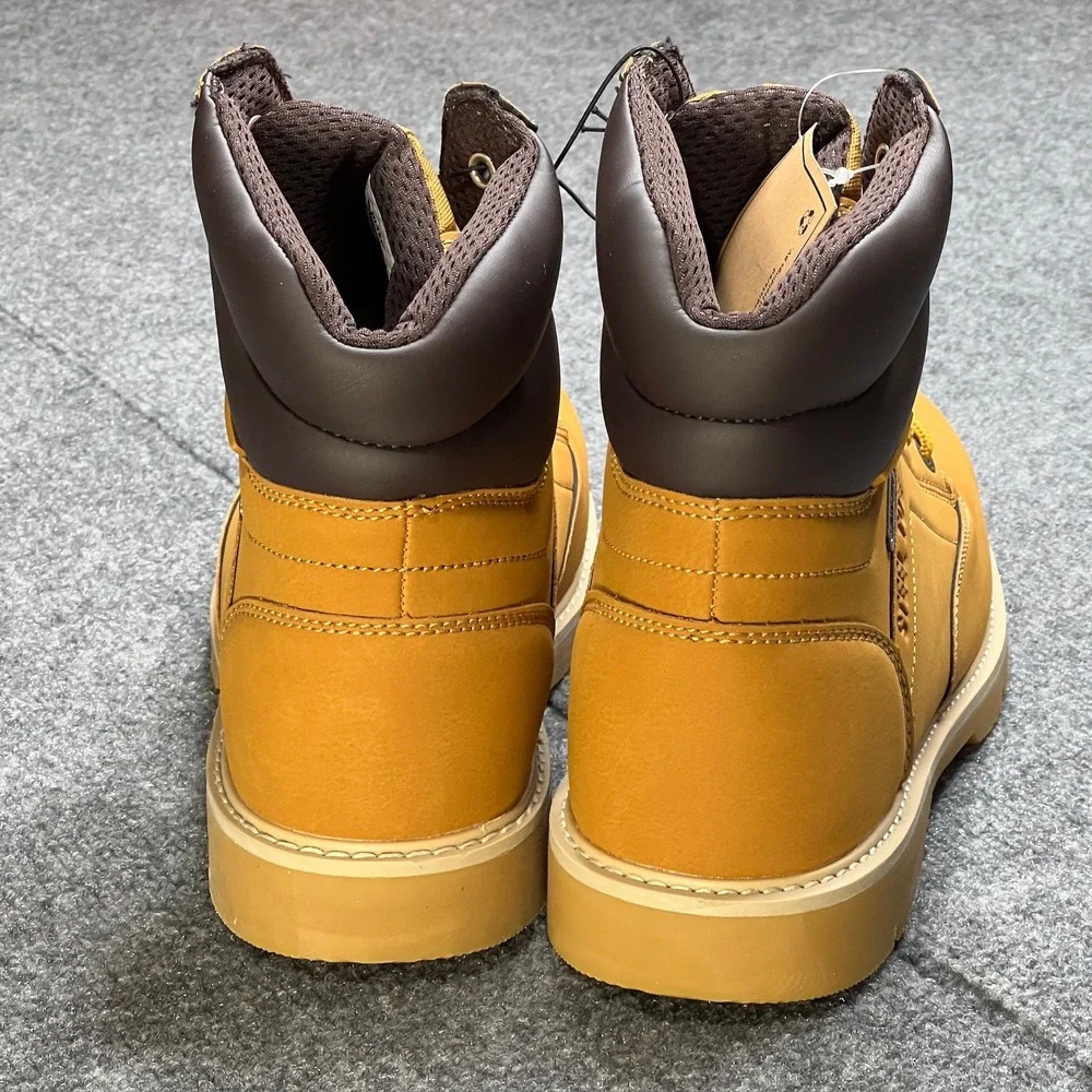 NEW Hi-Tec X-T Mens 11 Cade Steel Toe Waterproof Work Boots Wheat Brown CH80044M